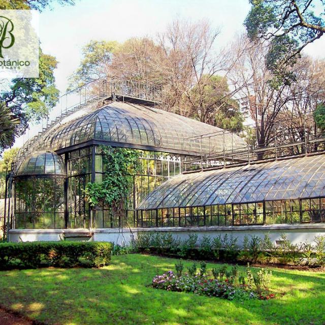 Jardín Botánico Carlos Thays, invernadero (Buenos Aires). Foto: Wikimedia Commons / Roberto Fiadone.